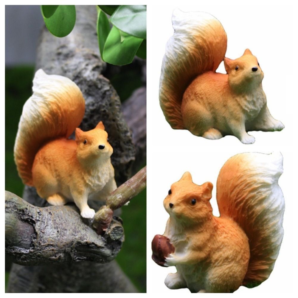 Plant Parents - High-quality Resin Crafts Squirrel Statue Realistic