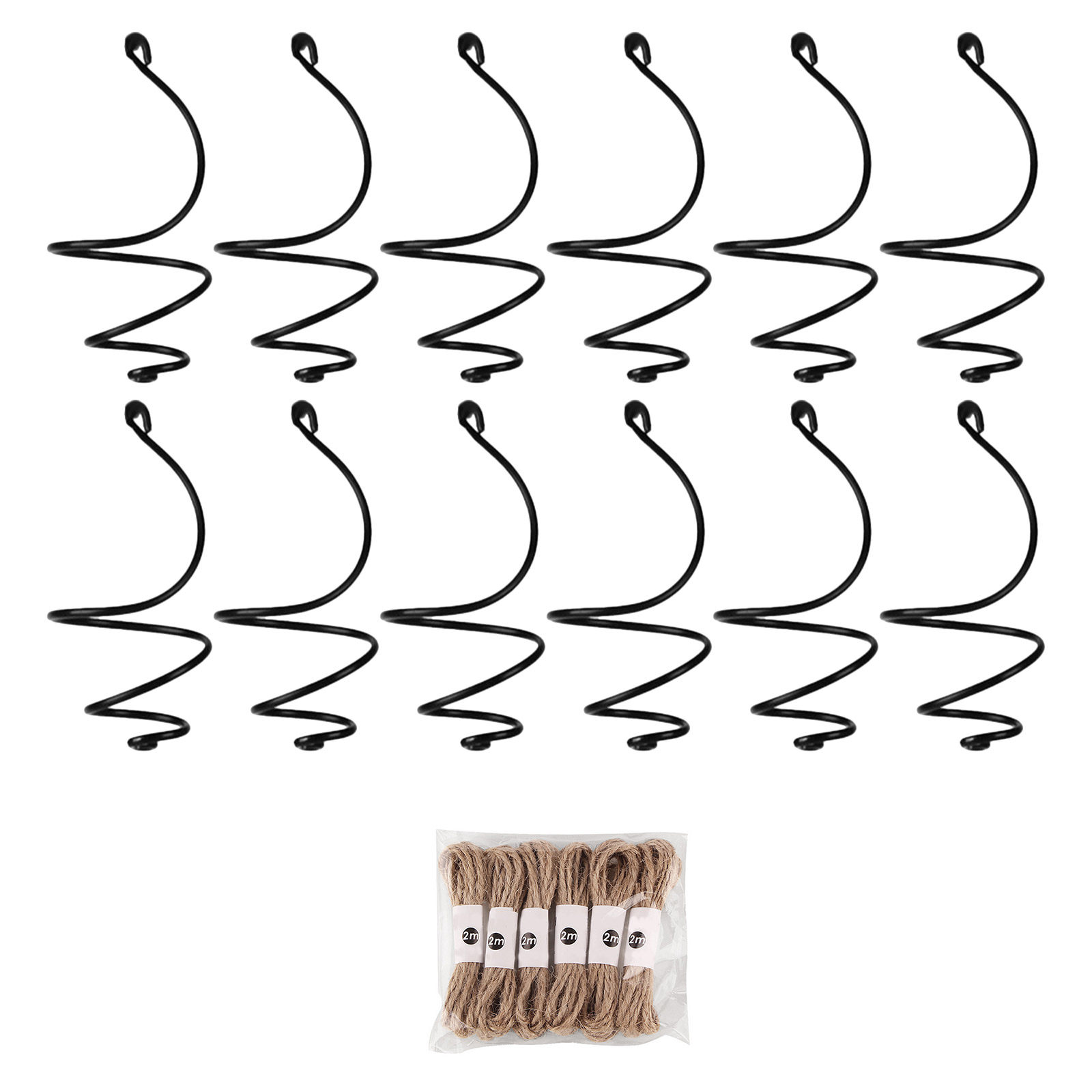 12Set Air Plant Holder Spiral  - Air Plant Tillandsia ulasan dan harga