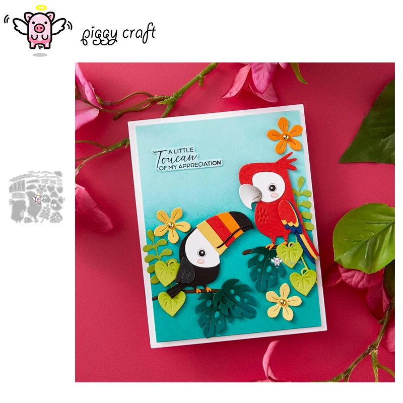 Piggy Craft metal cutting dies - Plant Parenthood ulasan dan harga