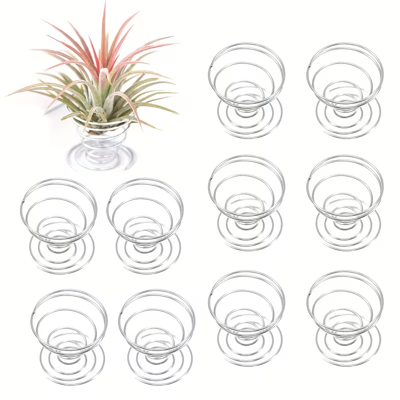 1/10PCS Metal Spring Stand Set - Air Plant Tillandsia ulasan dan harga